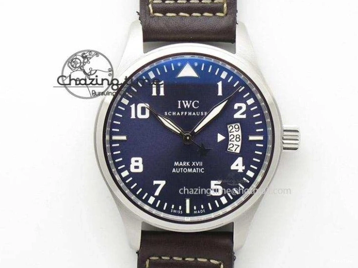 MIROTIME 0220 RelaxedFit Big Pilot Real PR IW500435 “Muhammad Ali” ZF Best Edition On Black Leather Strap A 7295